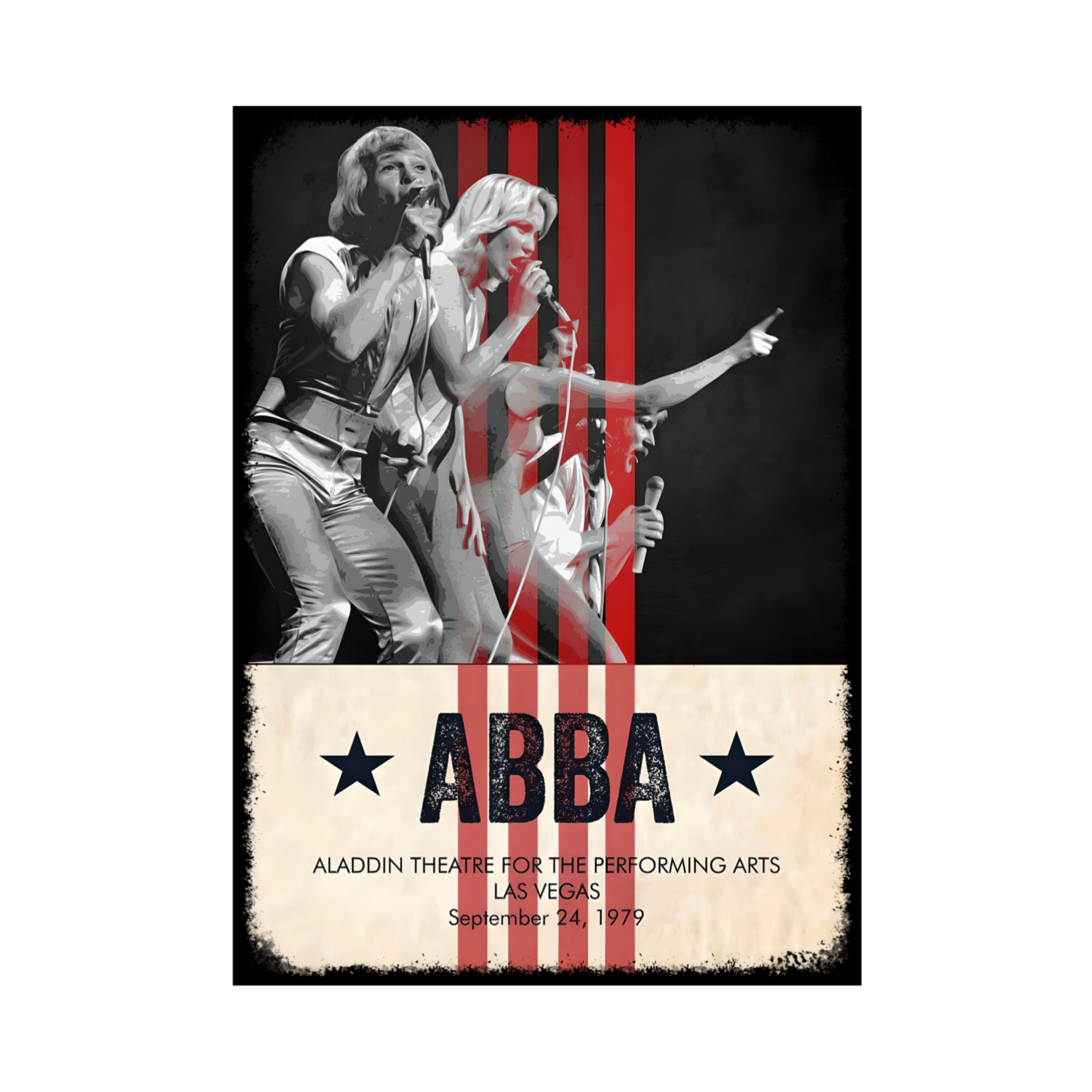 Abba 006 Music Print  Concert Wall Art Memorabilia gift A5,A4,A3