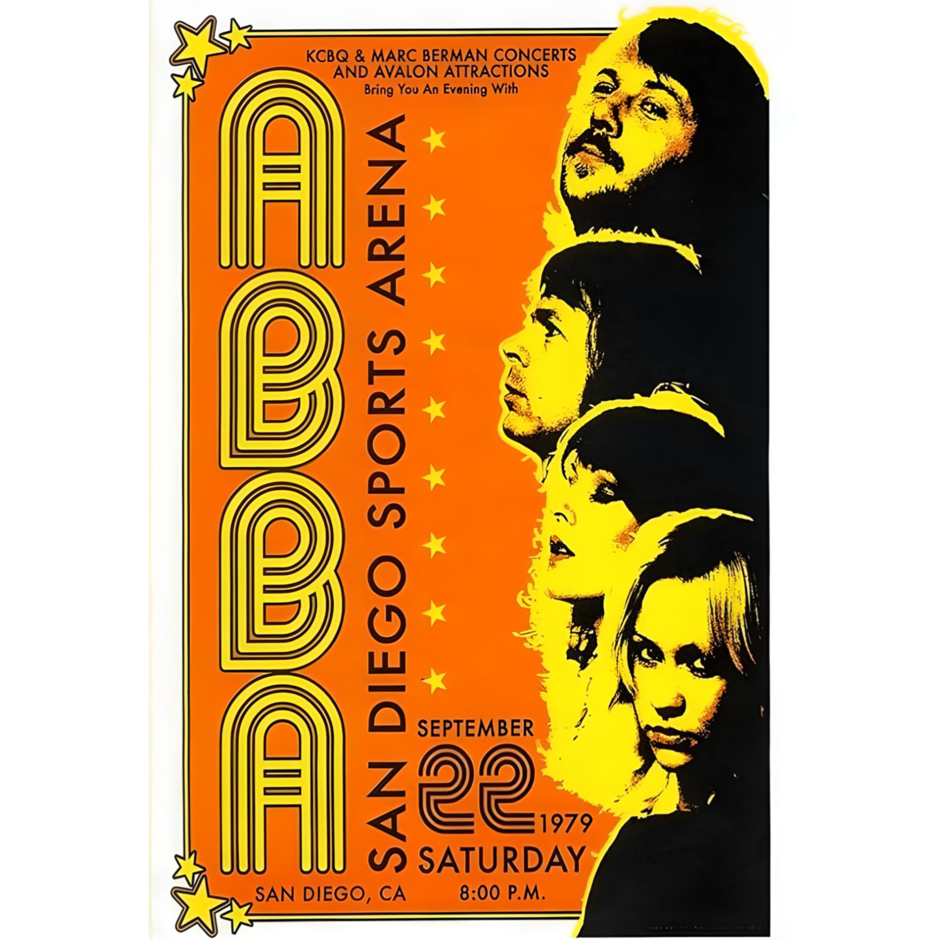 Abba 007 Music Print  Concert Wall Art Memorabilia gift A5,A4,A3