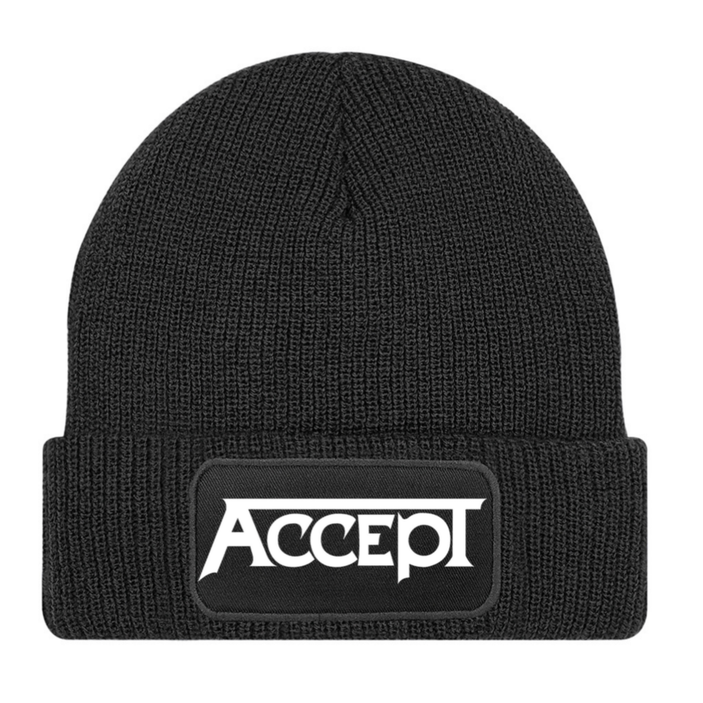 Accept logo Beanie Hat Music Unisex Black/Gray One Size