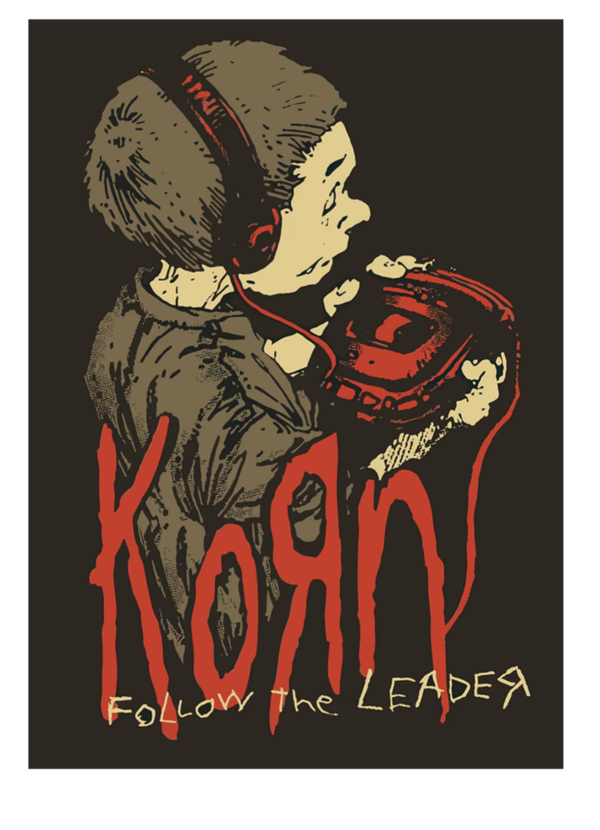 Korn 17  Music Print  Concert Wall Art Memorabilia gift A5,A4,A3