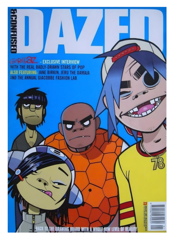 Gorillaz 9 Music Print  Concert Wall Art Memorabilia gift A5,A4,A3