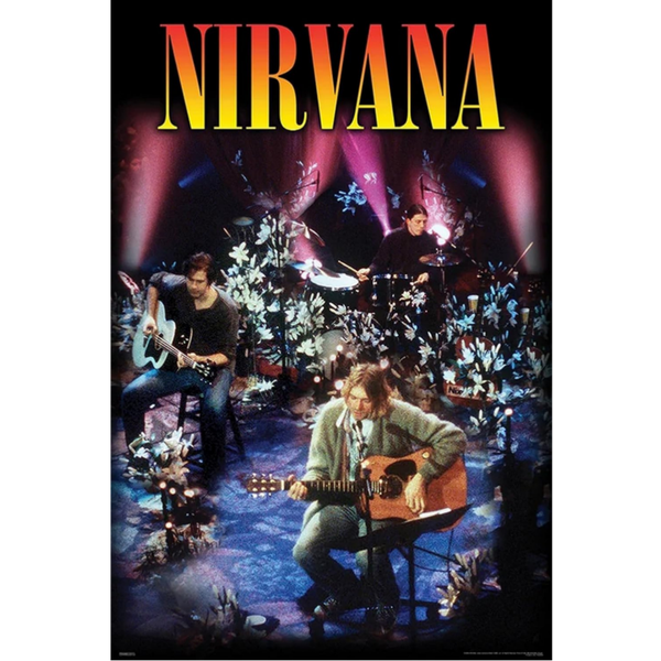 Nirvana 4 Music Print  Concert Wall Art Memorabilia gift A5,A4,A3