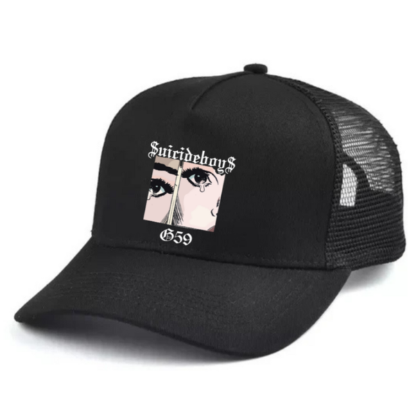 Suicideboys Black and white trucker hat mesh cap Music, Birthday Gift one size