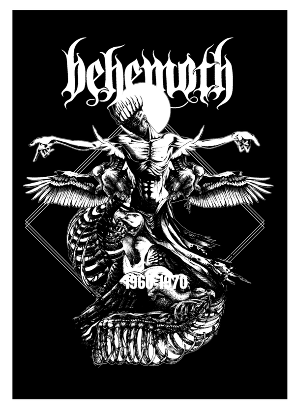 Behemoth 1 Music Print  Concert Wall Art Memorabilia gift A5,A4,A3
