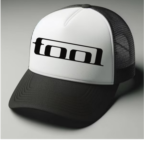 Tool Black and white trucker hat mesh cap Music, Birthday Gift one size