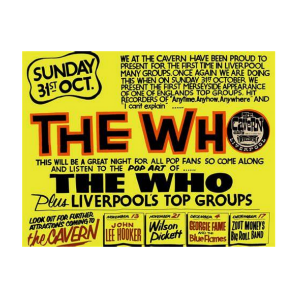 The Who 14 Music Print  Concert Wall Art Memorabilia gift A5,A4,A3