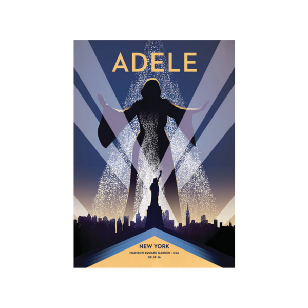 Adele 18 Music Print  Concert Wall Art Memorabilia gift A5,A4,A3