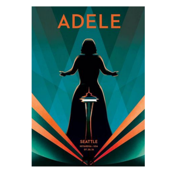 Adele 3 Music Print  Concert Wall Art Memorabilia gift A5,A4,A3