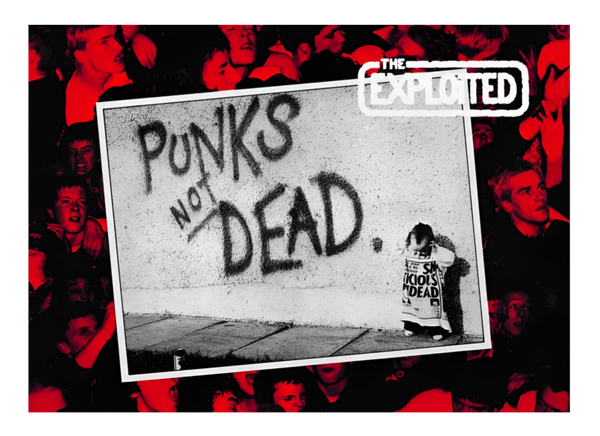 The Exploited 6 Music Print  Concert Wall Art Memorabilia gift A5,A4,A3