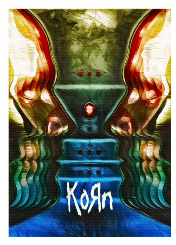 Korn 28  Music Print  Concert Wall Art Memorabilia gift A5,A4,A3