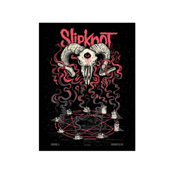 Slipknot 23 Music Print  Concert Wall Art Memorabilia gift A5,A4,A3
