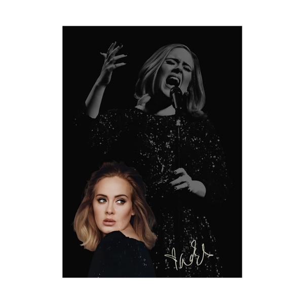 Adele 21 Music Print  Concert Wall Art Memorabilia gift A5,A4,A3