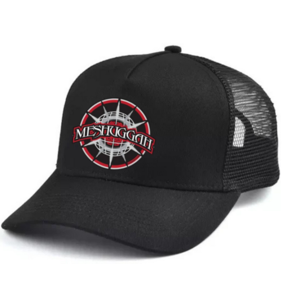 Meshuggah Black and white trucker hat mesh cap Music, Birthday Gift one size