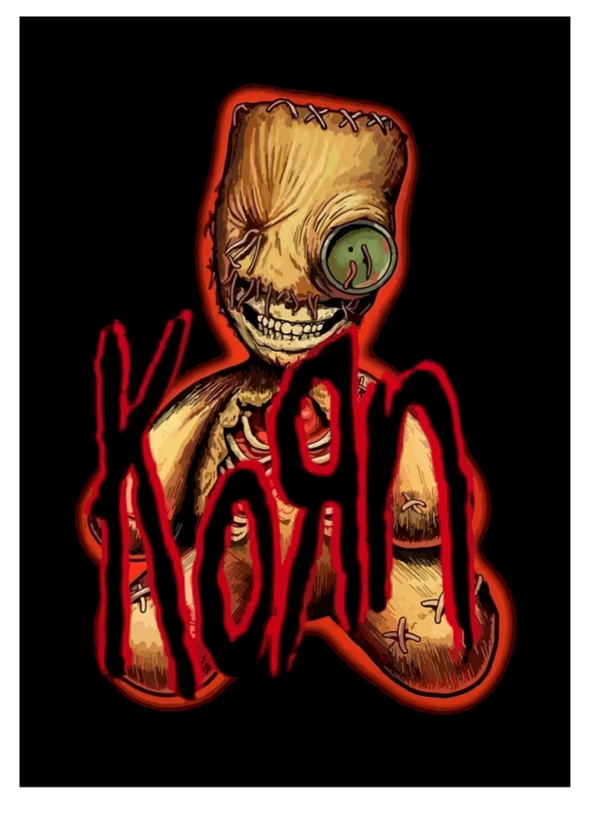 Korn 20  Music Print  Concert Wall Art Memorabilia gift A5,A4,A3