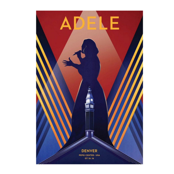 Adele 8 Music Print  Concert Wall Art Memorabilia gift A5,A4,A3