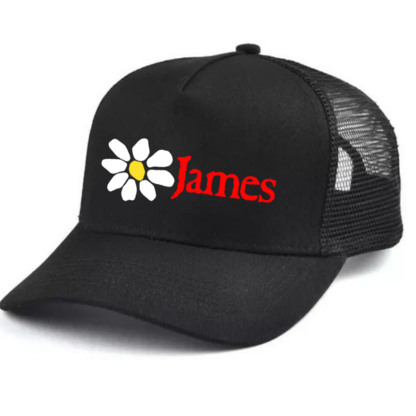 James Black and white trucker hat mesh cap Music, Birthday Gift one size