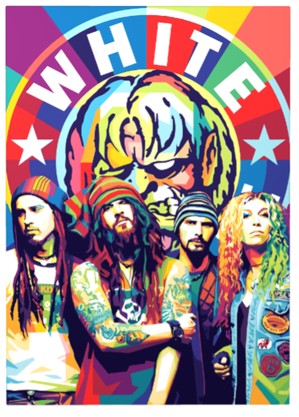 White Zombie 1 Music Print  Concert Wall Art Memorabilia gift A5,A4,A3