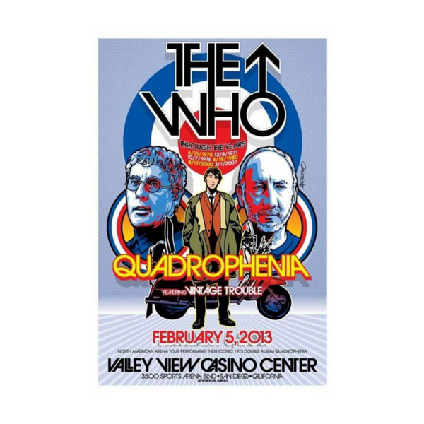 The Who 15 Music Print  Concert Wall Art Memorabilia gift A5,A4,A3
