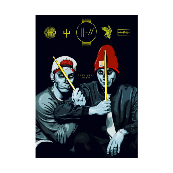 Twenty on Pilots 14 Music Print  Concert Wall Art Memorabilia gift A5,A4,A3