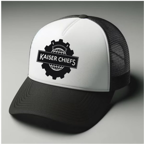 Kaiser Chiefs Black and white trucker hat mesh cap Music, Birthday Gift one size
