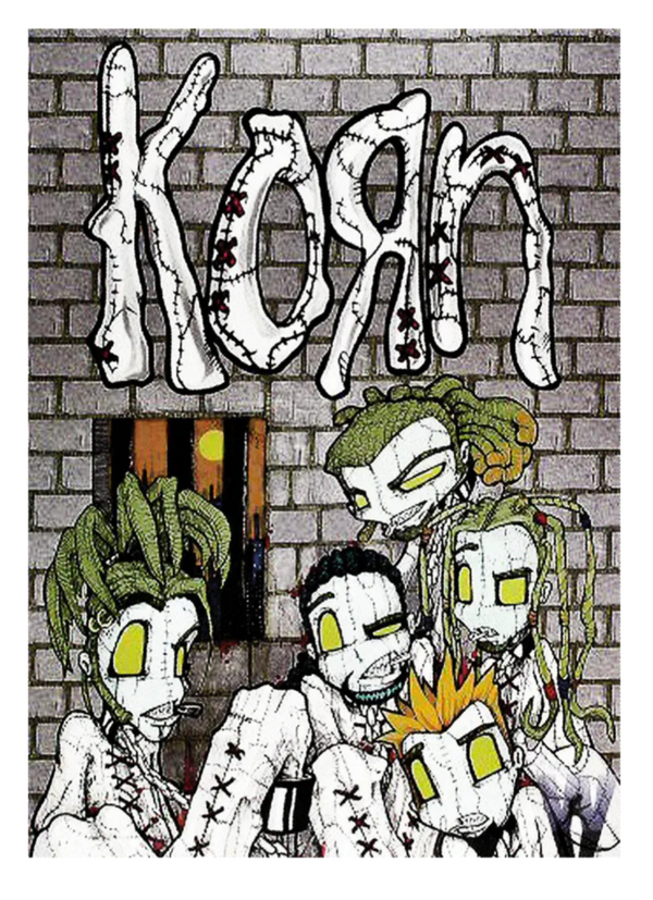 Korn 36  Music Print  Concert Wall Art Memorabilia gift A5,A4,A3