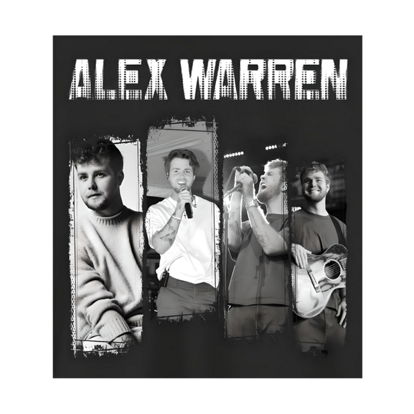 Alex Warren 3  Music Print  Concert Wall Art Memorabilia gift A5,A4,A3