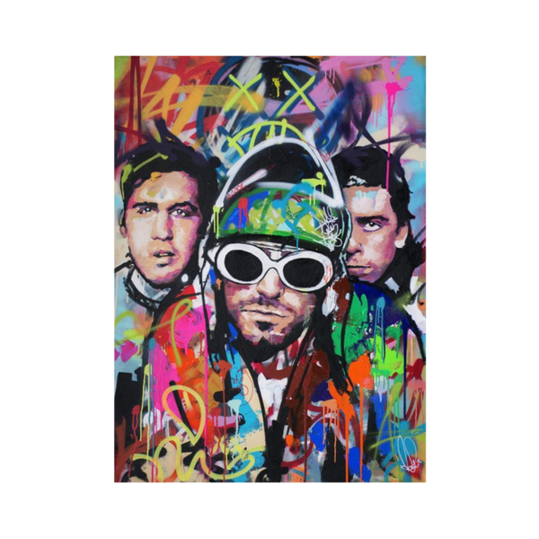 Nirvana 30 Music Print  Concert Wall Art Memorabilia gift A5,A4,A3