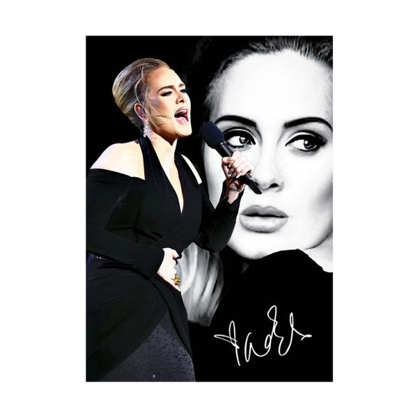 Adele 20 Music Print  Concert Wall Art Memorabilia gift A5,A4,A3