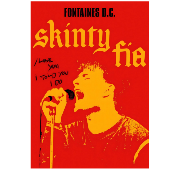 Fontaines DC 004 Music Print  Concert Wall Art gift A5,A4,A3