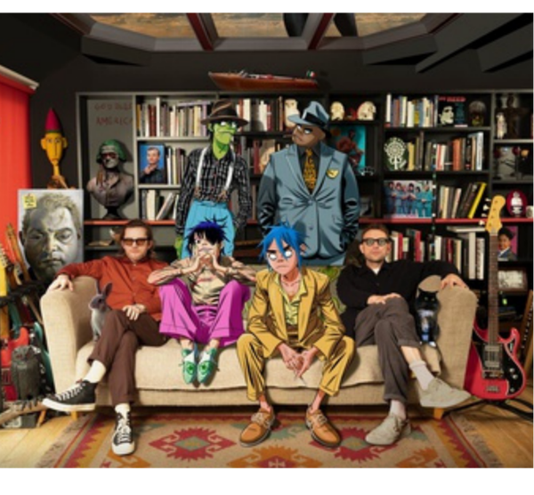 Gorillaz 11 Music Print  Concert Wall Art Memorabilia gift A5,A4,A3