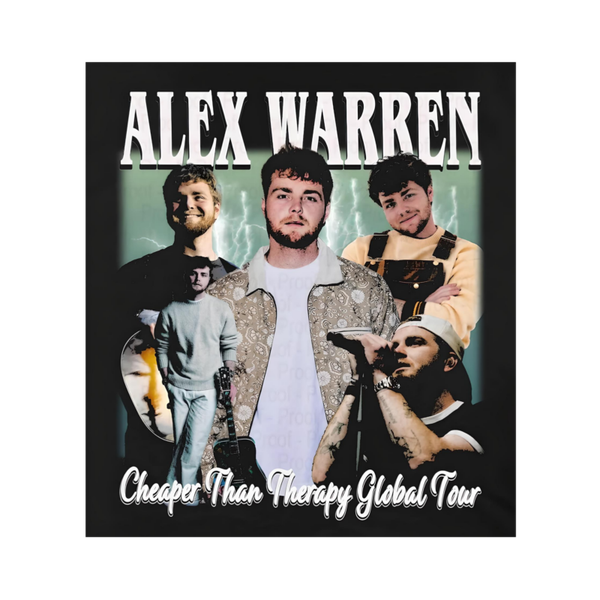 Alex Warren 5  Music Print  Concert Wall Art Memorabilia gift A5,A4,A3