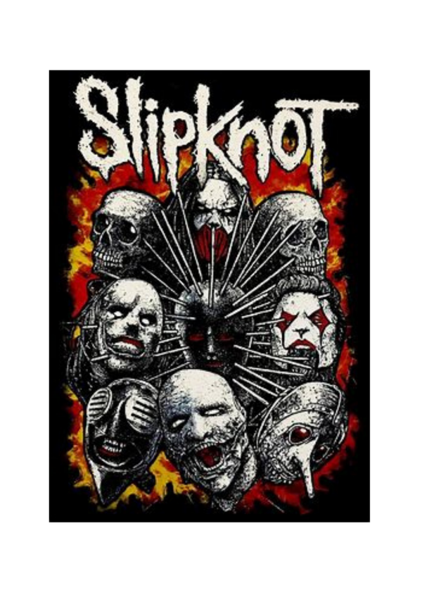 Slipknot 19 Music Print  Concert Wall Art Memorabilia gift A5,A4,A3