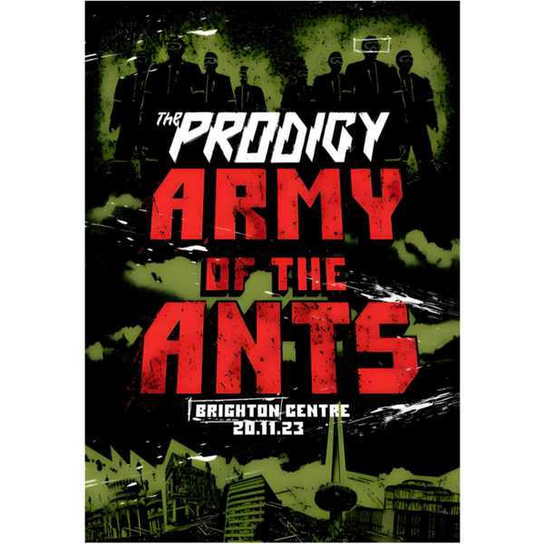 The Prodigy 6 Music Print  Concert Wall Art Memorabilia gift A5,A4,A3