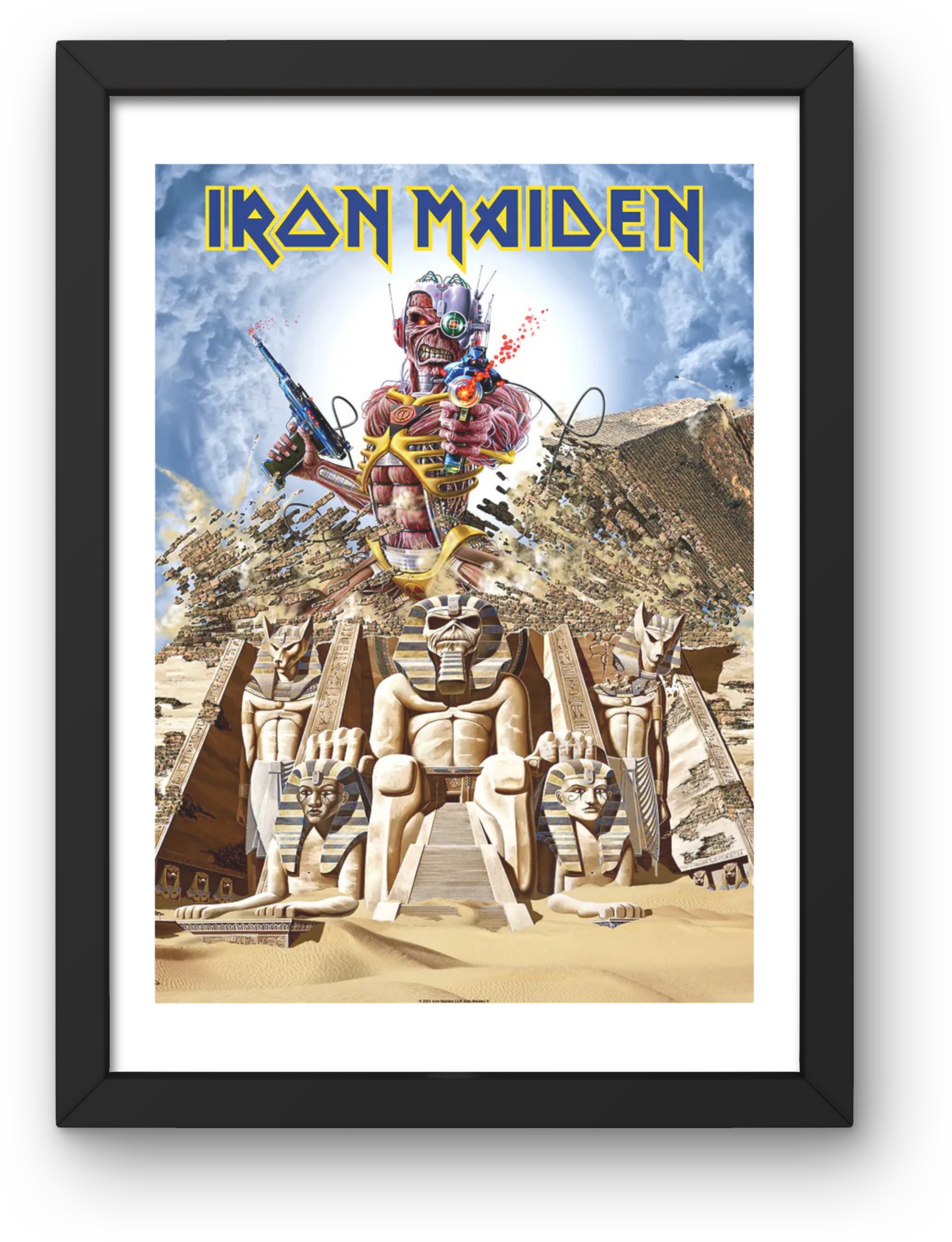 Iron Maiden 1 Music Print PDF,File  Instant Digital Download A2,A3,A4,A5.