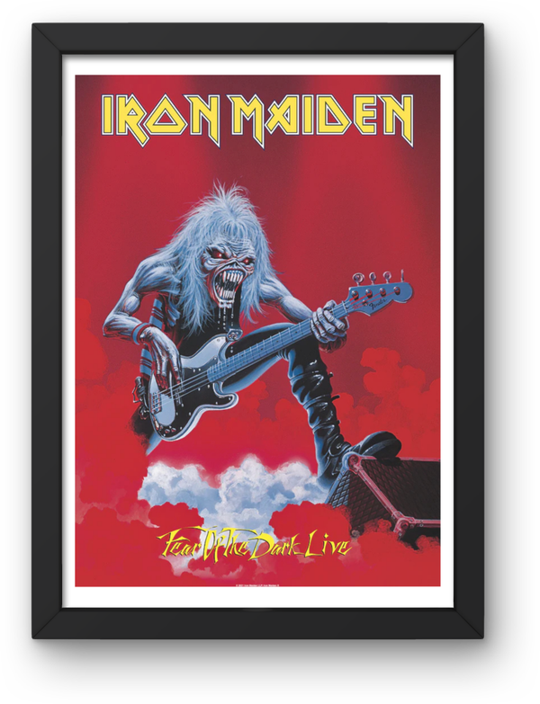 Iron Maiden 2 Music Print PDF,File  Instant Digital Download A2,A3,A4,A5.