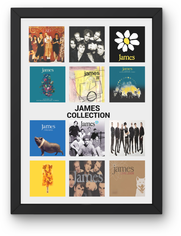 James Collection print Music Print PDF,File  Instant Digital Download A2,A3,A4,A5.