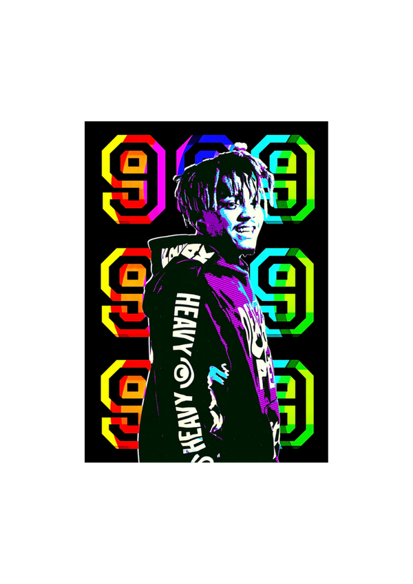 Juice Wrld 20 Music Print  Concert Wall Art Memorabilia gift A5,A4,A3