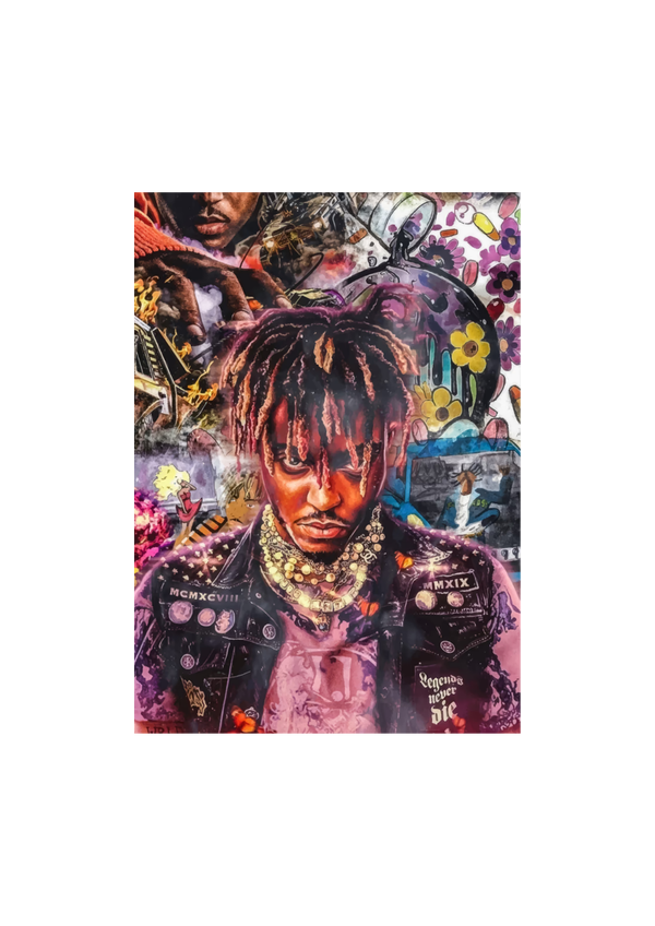 Juice Wrld 29 Music Print  Concert Wall Art Memorabilia gift A5,A4,A3