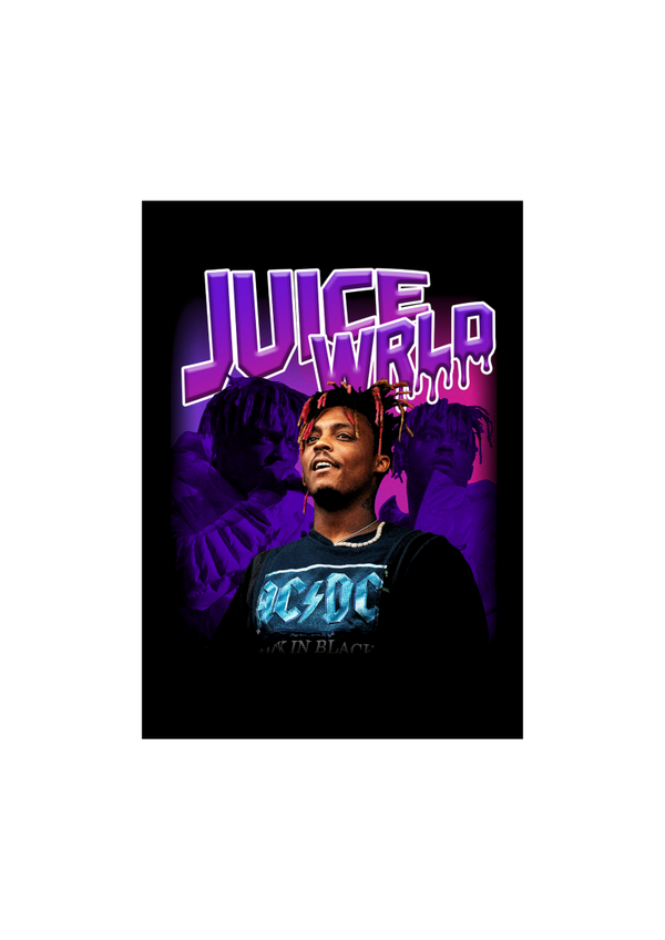 Juice Wrld 37 Music Print  Concert Wall Art Memorabilia gift A5,A4,A3