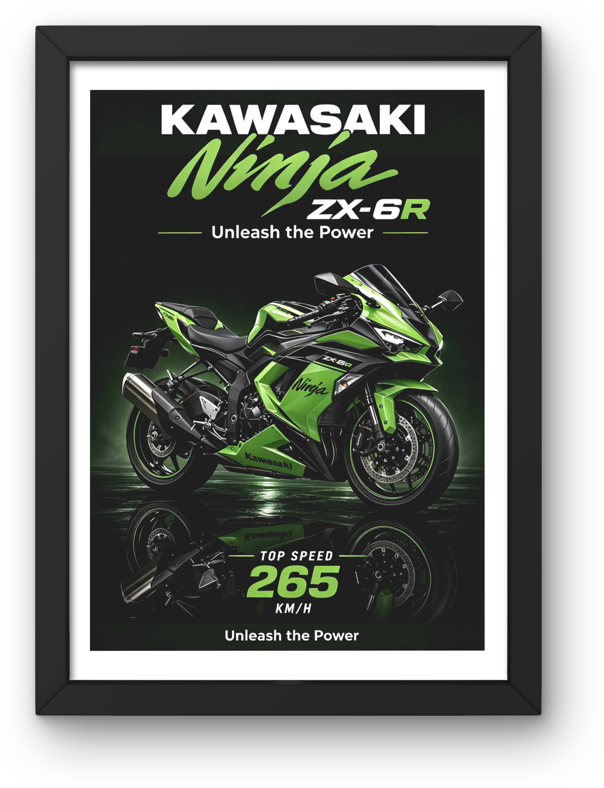 Kawasaki ninja zx-6r Print PDF,File  Instant Digital Download ,A3,A4,A5.