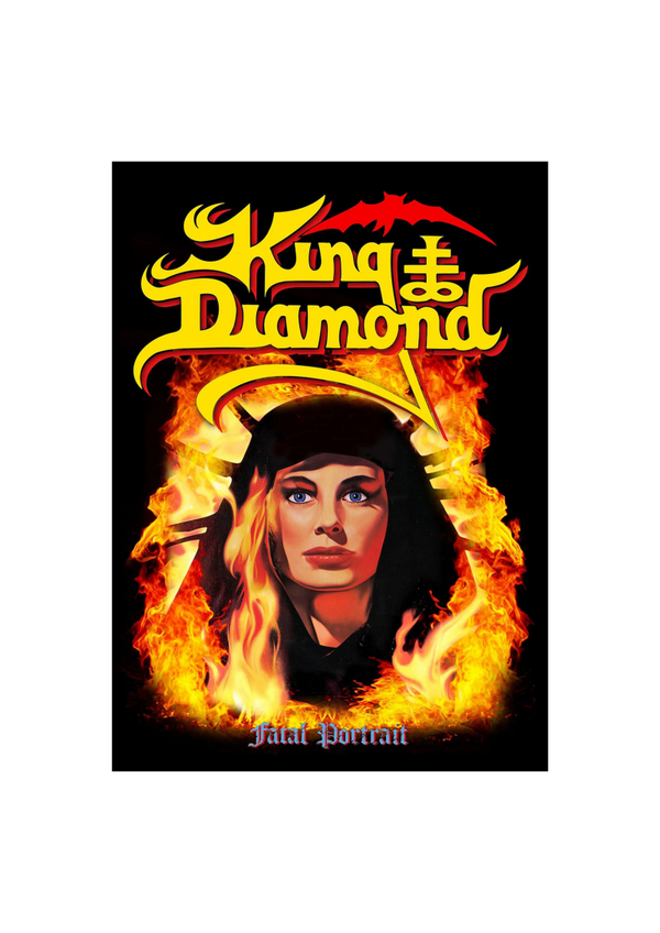 King Diamond 002 Music Print  Concert Wall Art gift A5,A4,A3