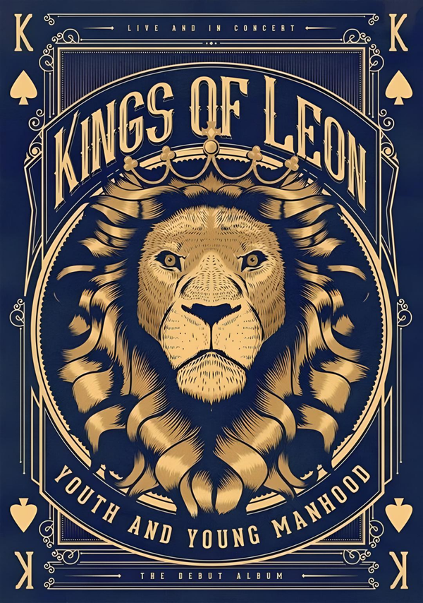 Kings Of Leon 4 Music Print  Concert Wall Art Memorabilia gift A5,A4,A3