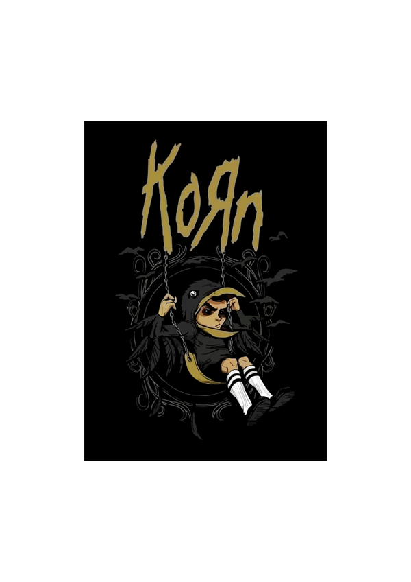 Korn 7 Music Print  Concert Wall Art Memorabilia gift A5,A4,A3