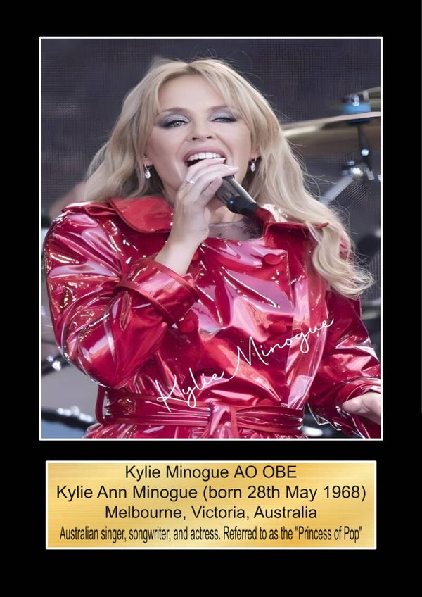 Kylie Minogue Jam print Music Poster Wall Art Memorabilia gift A5,A4,A3.