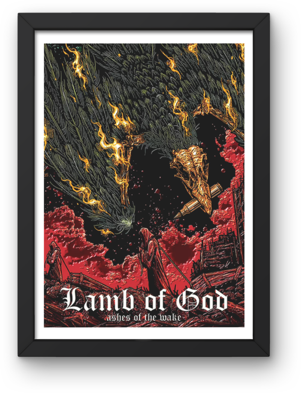 Lamb of god 3 print Music Print PDF,File  Instant Digital Download ,A3,A4,A5.