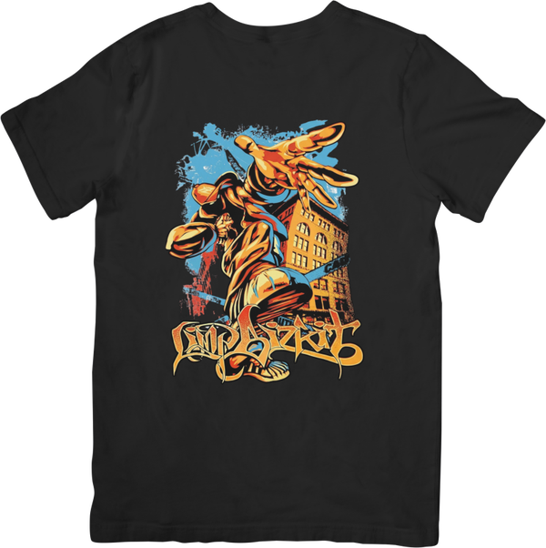 Limp Bizkit 2 Music Unisex Fit for Men & Women Quality Cotton T-Shirt Black