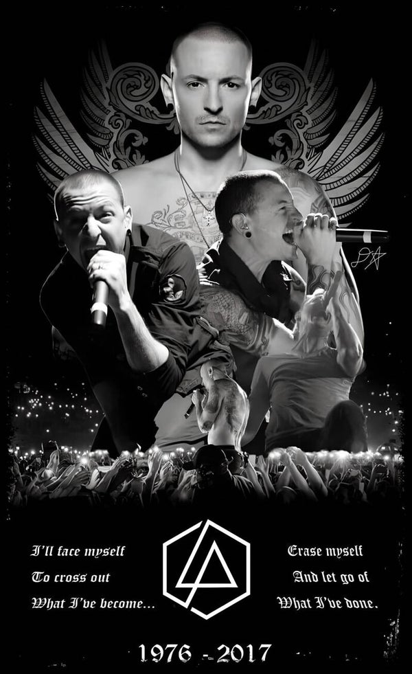 Linkin park 2 Music Print  Concert Wall Art Memorabilia gift A5,A4,A3