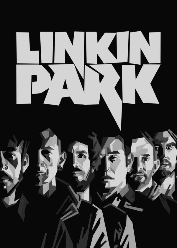 Linkin park 5 Music Print  Concert Wall Art Memorabilia gift A5,A4,A3