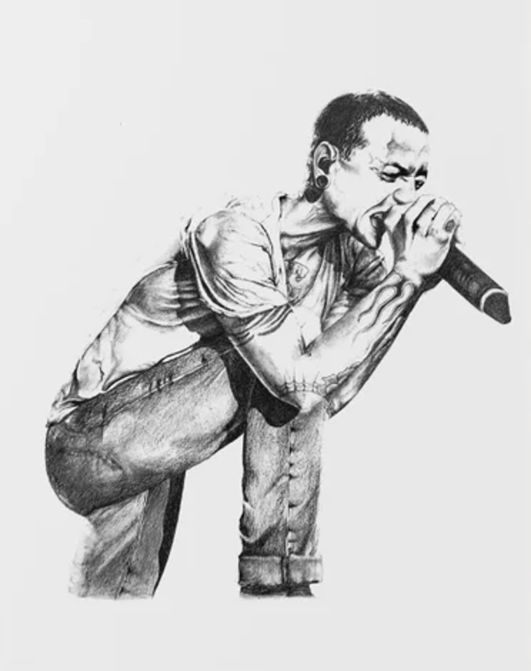 Linkin park 6 Music Print  Concert Wall Art Memorabilia gift A5,A4,A3