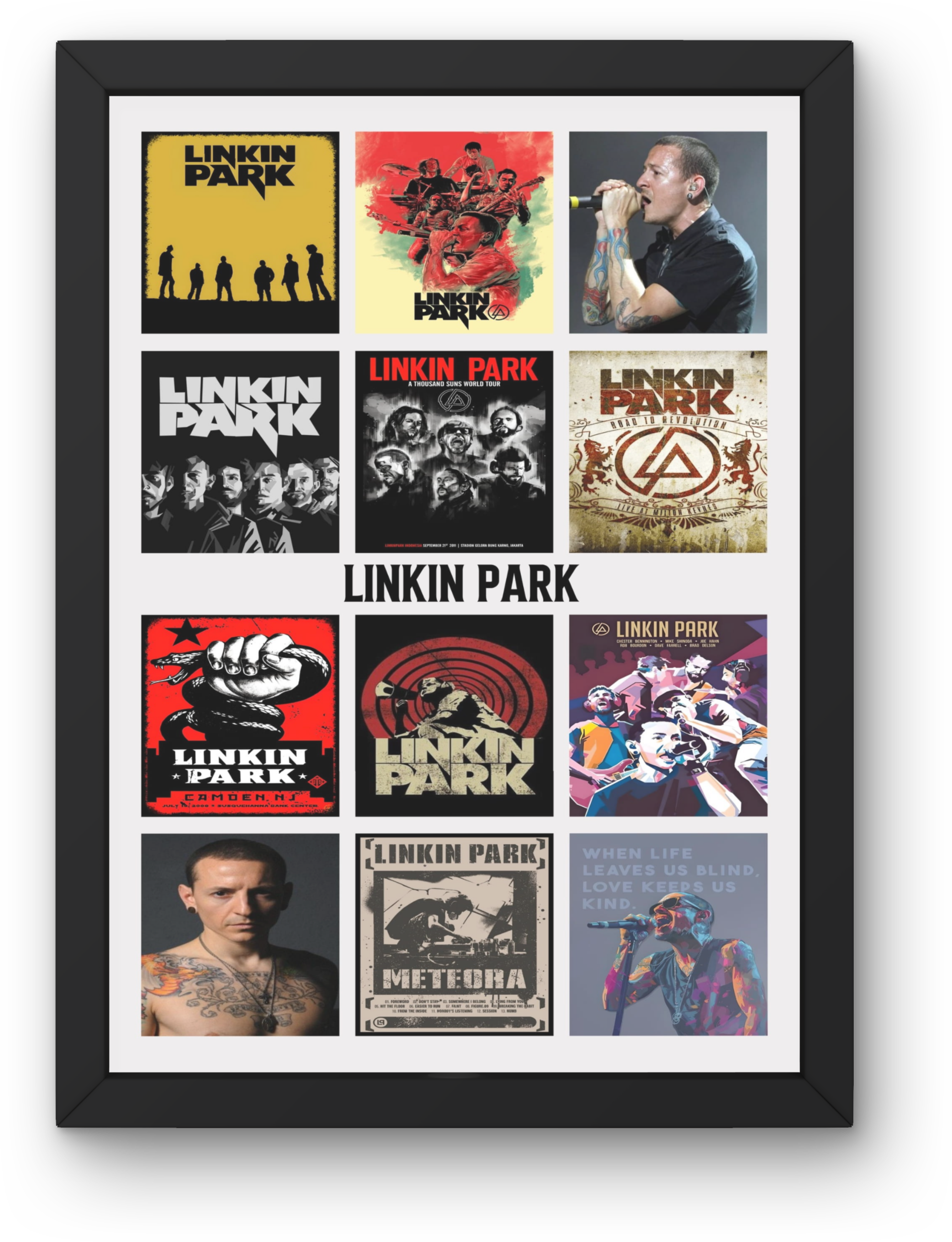Linkin Park Collection print Music Print PDF,File  Instant Digital Download A2,A3,A4,A5.